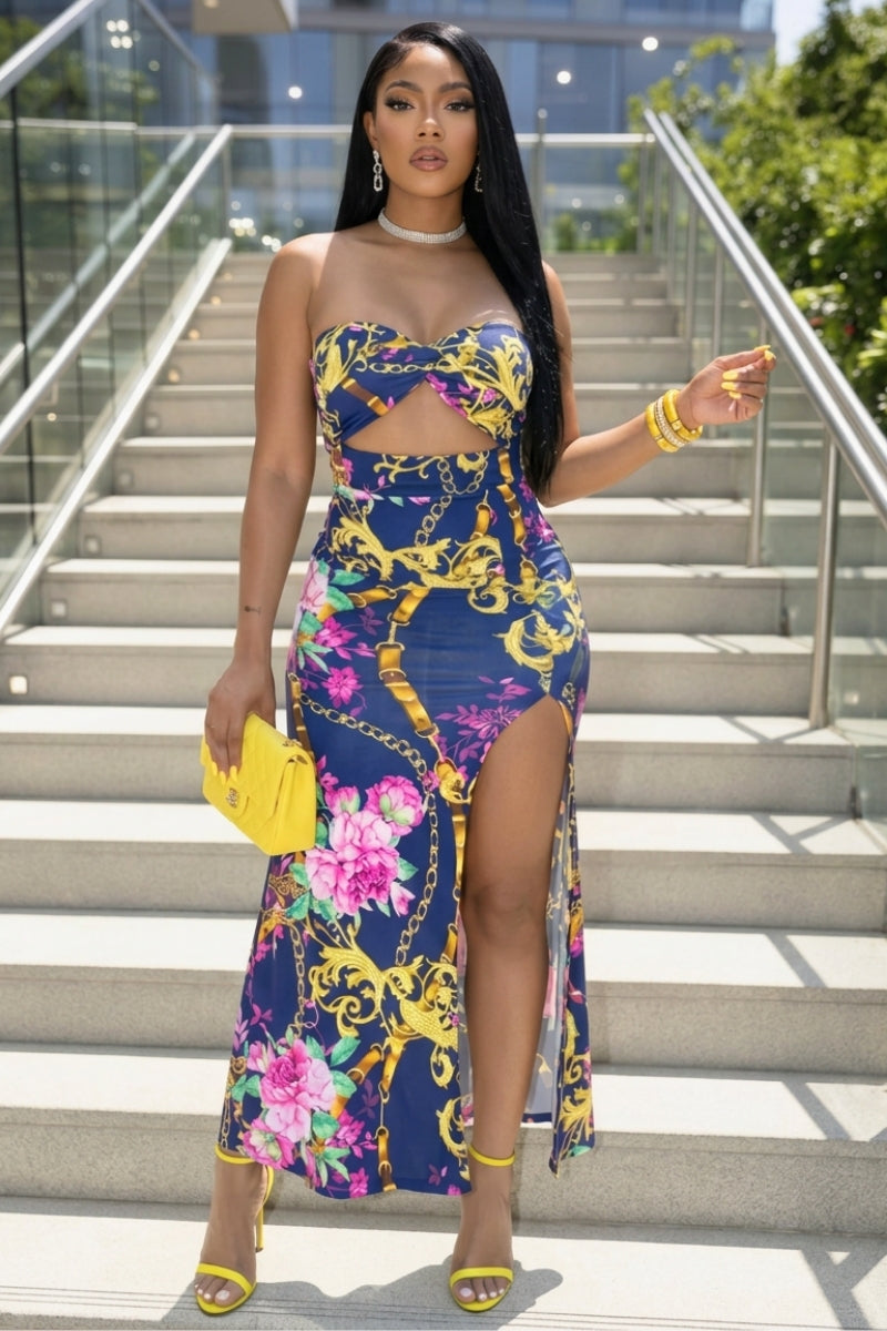 Luca Floral Print Dress