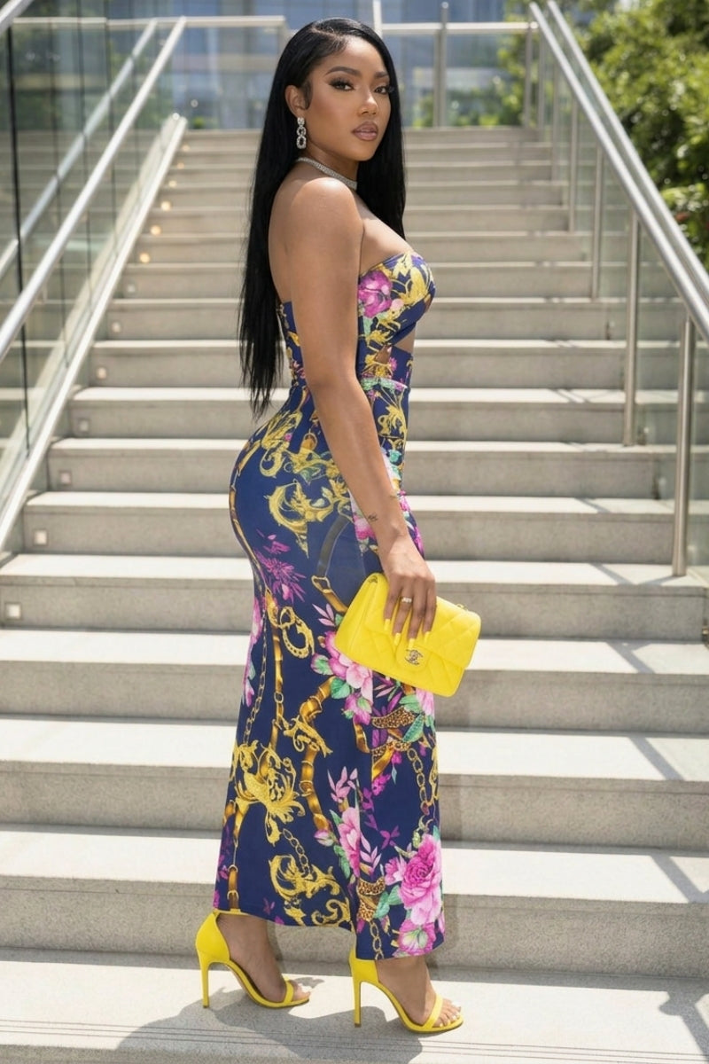 Luca Floral Print Dress
