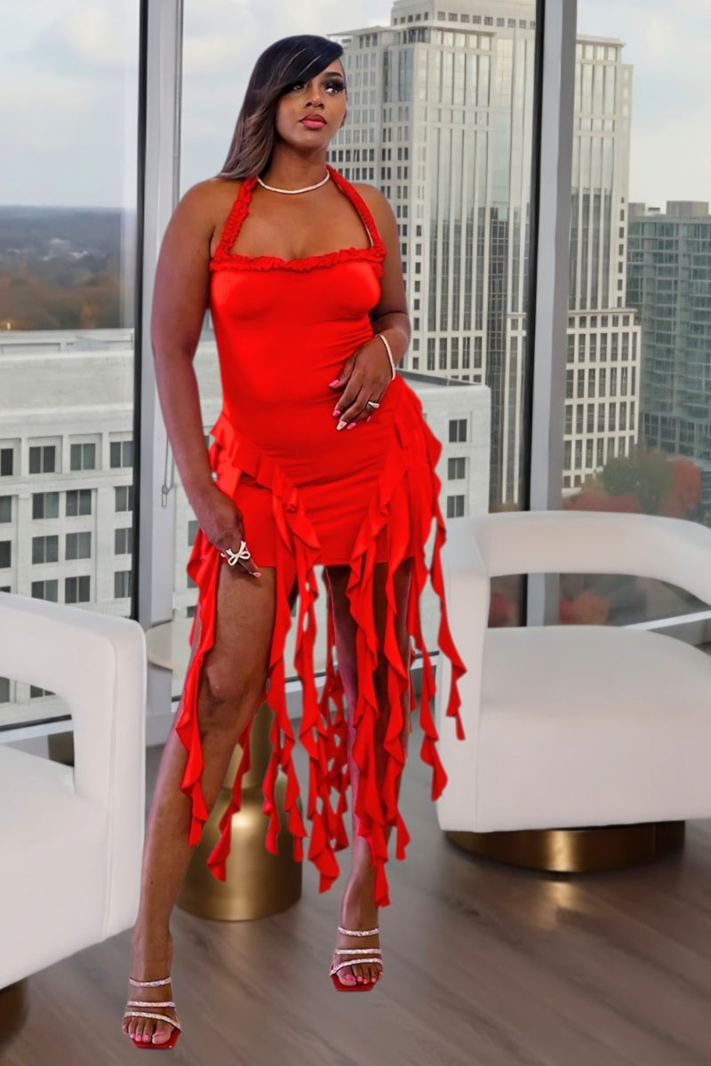 Hot Girl Hour Dress - Red