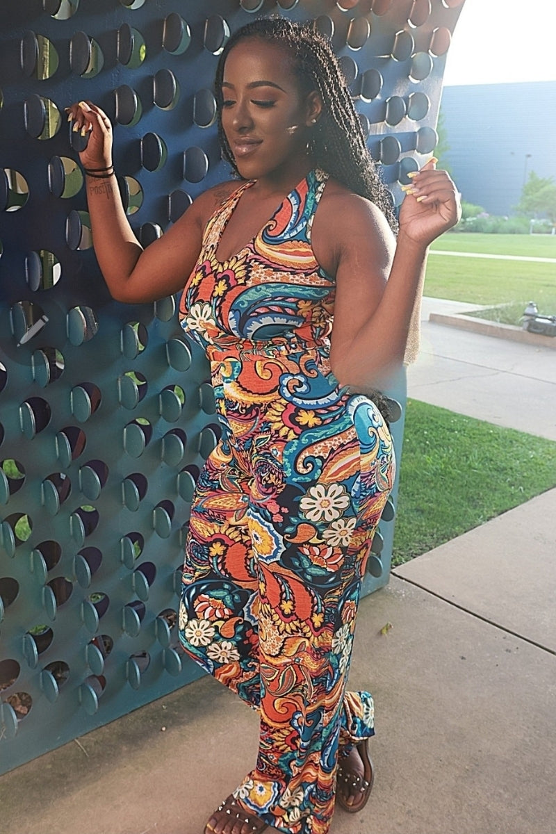 Trendsetter Jumpsuit - Multi-Colored