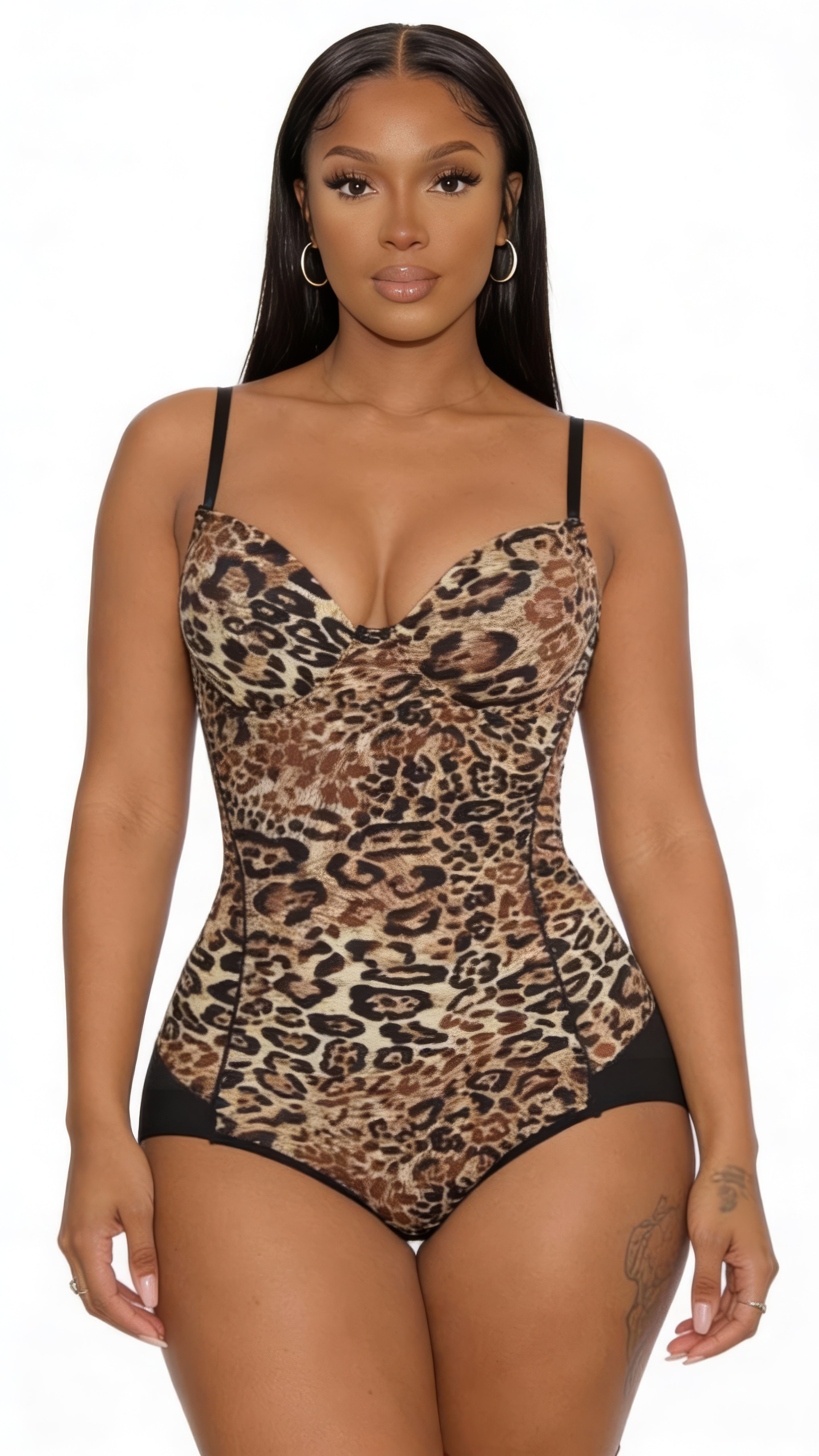Shapewear Bodysuit - Animal Print