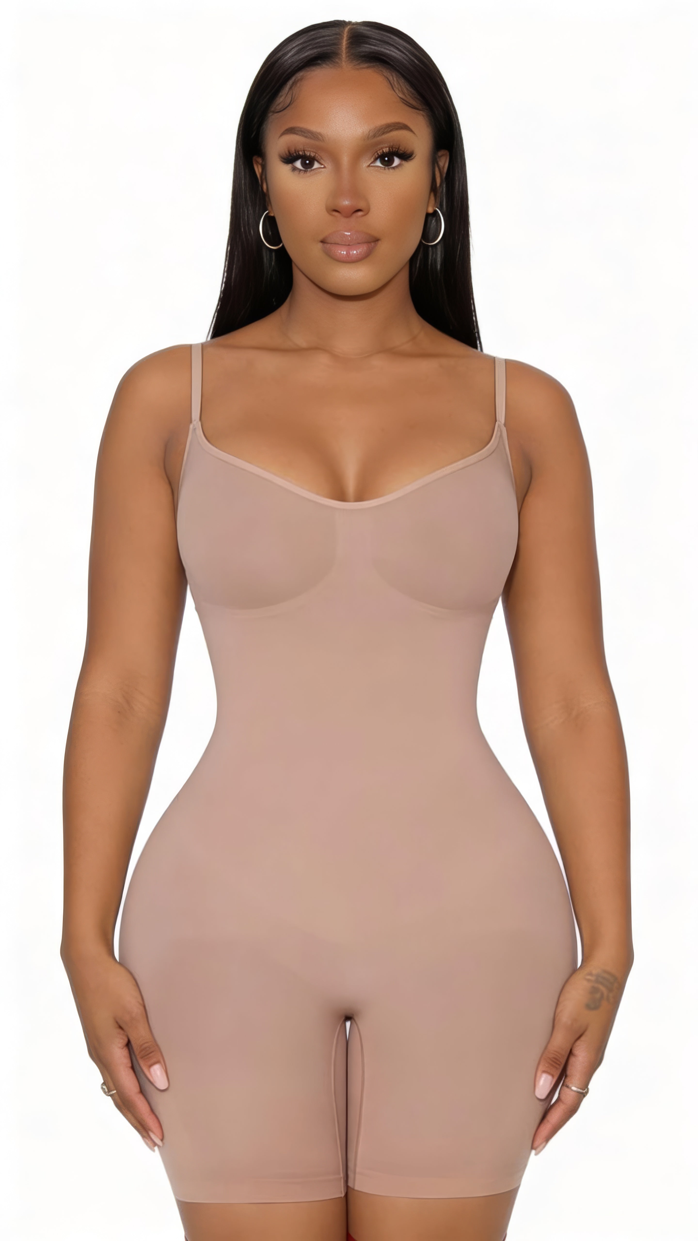 Shapewear Bodysuit Tummy Control _ Beige
